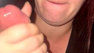 Quick Blowjob Before Work, Including Handjob and Blue Eyes