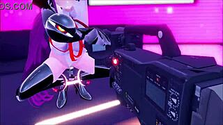 corrupted dildos make her dance and squirt for me