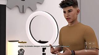 Whore Undresses In Gym, Revealing Tattoo And Monster Cock!