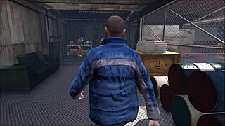 Cristina Takes Two Mechanics in Hot Action