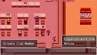 massaging my friend’s big boobs at the school pool, busty jk game part 2