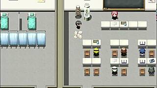 massaging my friend’s big boobs at the school pool, busty jk game part 2