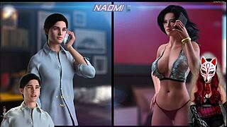 i'm touching my clit while playing apocalust 3, a porn game with anime milfs and groping