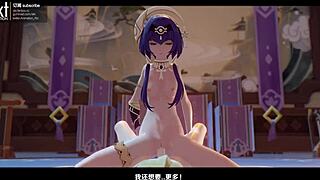 Candace explores anime hentai worlds 😊