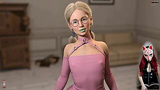 Shadows Ep 7 unfolds with milf using toys for rough handjob action. BDSM games heat up!