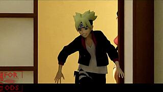 Hinata sleeps through rough 3D anime action with big cock. Credit to hforgods for this wild scene.