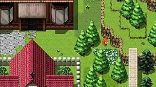 redhead rebecca with big tits and ass saves boy from nasty bandits in hentai anime part 1