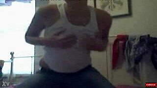 why is this webcam strip so wet and teasing?