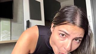 hey, my married neighbor couldn’t resist, now he’s drilling my hairy pussy while his wife searches for him - liatovar!