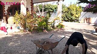 The Blonde Gets an After-Work Massage, Getting Her Wet Tight Pussy Ready for Passionate Sex