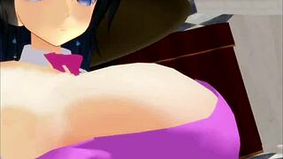 girl b hero scenes part 19 featuring shayna in anime style