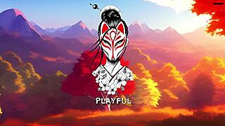 Steps of Debauchery 22 - College coed masturbates with buttplug in hentai game