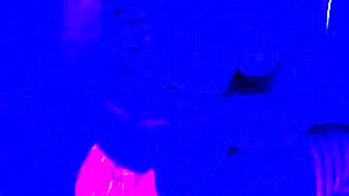 A couple celebrates happy halloween with homemade costumes