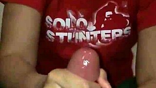 Big Cock Strokes Huge Load