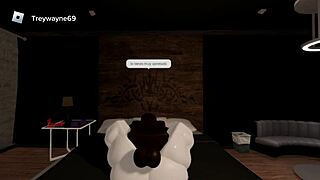 Femboy Gets Culeado by Su Papi Negro