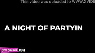 Caught stuck and fucked in this trailer threesome! Tits out, blowjob action. 😈