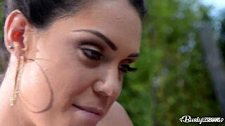 Summer Brielle and Alison Tyler Stuff Assholes with Dildos in Busty Lesbian Play.