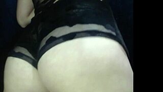 is this skinny slut shaking her ass in lingerie on web chat