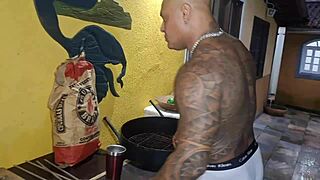 he planned a barbecue but ended up stuffing milf’s naughty butt instead