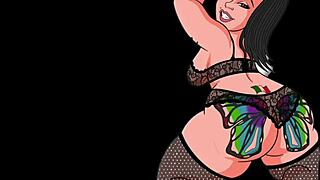 kris k gives sloppy blowjob before doggystyle riding big black cock