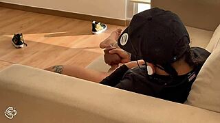 Uh, my stepmom caught me jerkin’ and... she took my virginity!