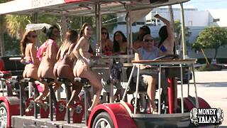 Cash Rules! Kirsten Lee Lubing Tube for Money!