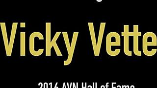 Milf Vicky Vette Strips To Show Juicy Muff.