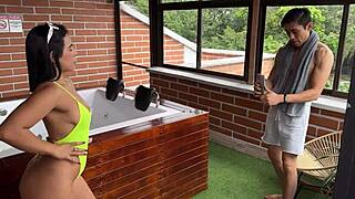 cheating latina wife with huge ass gets pounded hard at spa