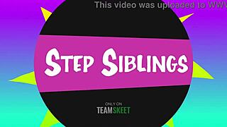 Caught stuck and fucked in this trailer threesome! Tits out, blowjob action. 😈