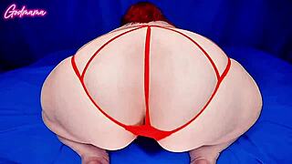 Hey, mama's shaking that huge loose booty for you. Wanna see her spread and fart on it?