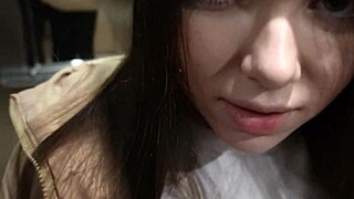 Teen Slut Babysitter Fucked in Mouth by New Roommate in Dorm