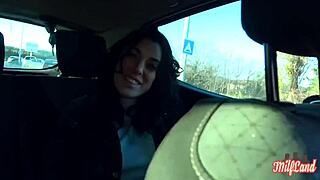 sabrine, stunning brunette, craves hard anal sex