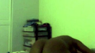 Ebony goddess bent over riding homemade