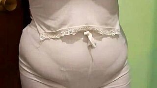 Friend's Mom Sucks Me Off With Her Thong