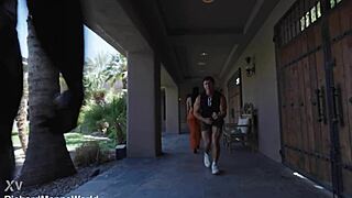 pool guys bang out ms nacke in group interracial