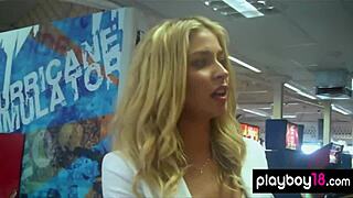 busty australian milf lisa seiffert undresses naked outdoor to pose and show her sexy tits