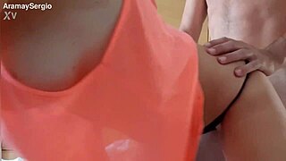 Ever seen a milf workout turn into steamy 1on1 action?