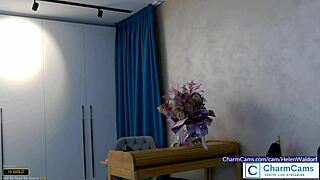 I’m, Like, Obsessed With Helenwaldorf, Clapping That Ass in Black Thong and Corset, So Adorable