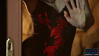 Sexy Milf Blonde Carissa White Hot Posing in Lingerie