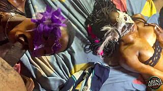 Teens Feel Intense Pleasure In Foursome