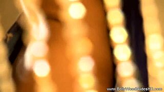 bollywood indian milf strips bare for sensual nude dance.
