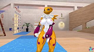 Renamon NSFW WORKOUT music video