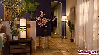 Victoria Voxxx And Lilly Bell Engage In Romantic Lesbian Sex With Fingering And Cunilingus