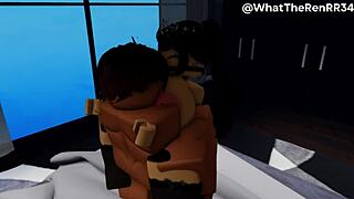 Want to see romantic sex with cute girl in roblox rp?