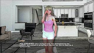 Blonde BBW enjoys holiday overstuffed play ending