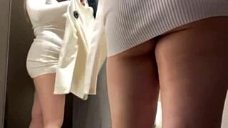 Teen Amateur Fucks Publicly in Changing Room