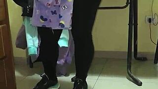 Servant gets taken hard in sneaky bedroom encounter