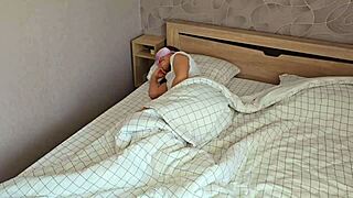 morning hard cock and huge creampie for stepsister in pov blowjob scene