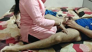 Old wife gets quickie creampie on ranch