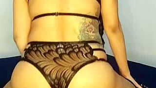 colombian girlfriend bluee masturbates with dildo, inviting viewers to cum hard